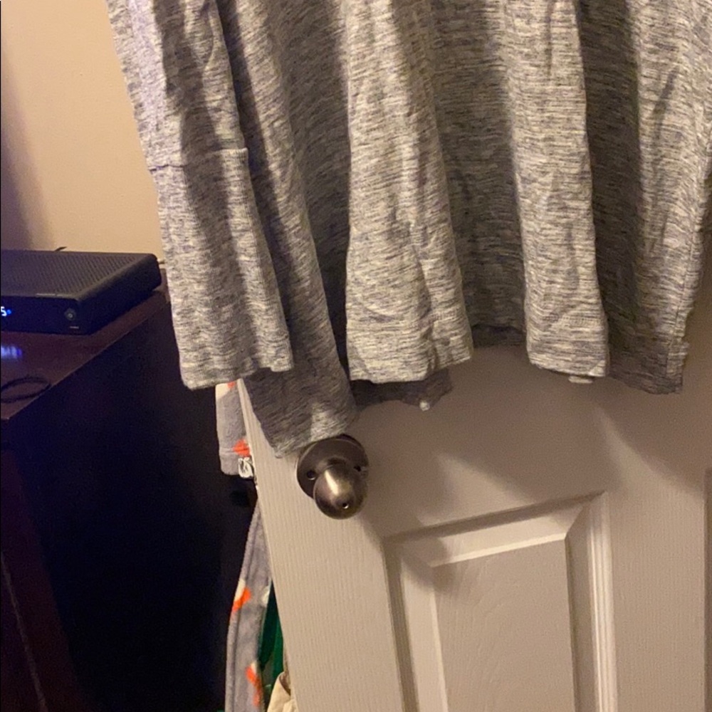 Grey cowl neck; rarely worn